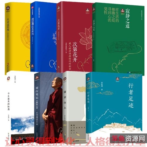 希阿荣博堪布经典套装（寂静之道+生命这出戏+次第花开+透过佛法看世界四册)·epub