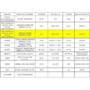 小家电安规资料