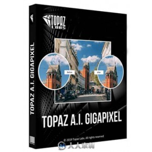 模糊图片无损放大「Topaz+AI+Gigapixel+」即使将照片放大高达600％，质量和原图一样完美!!!