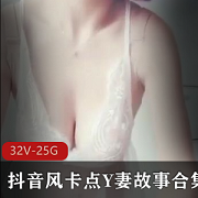 《大神自剪抖音风卡点Y妻故事合集：25G剧情作品，小姐姐身材颜值打粑粑》