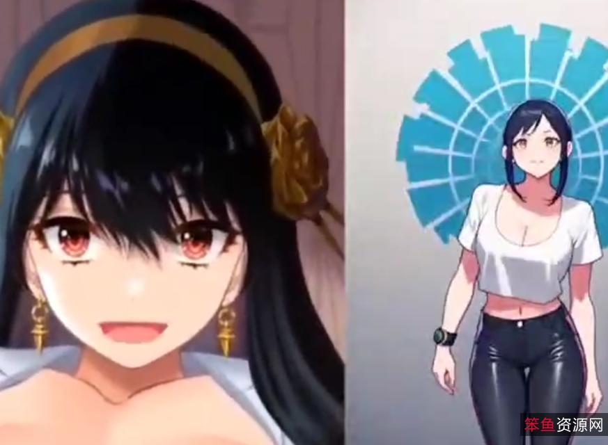 AI雌堕合集百度盘洗脑助眠21V3.8G，二次元与三次元结合