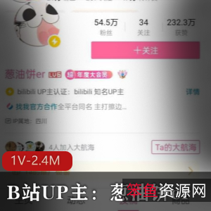葱油饼er超清珍藏版B站1V福利视频24M绝密外流